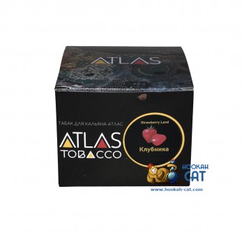 Табак для кальяна Atlas Tobacco Strawberry Land (Атлас Клубника) 100г Акцизный - фото 1