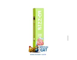 Одноразовая электронная сигарета Bizz-on Клубника Гуава 2000 затяжек Одноразовая электронная сигарета Bizz-on Клубника Гуава 2000 затяжек