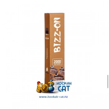 Одноразовая электронная сигарета Bizz-on Тирамису 2000 затяжек - фото 1 Одноразовая электронная сигарета Bizz-on Тирамису 2000 затяжек - фото 1