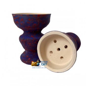 Чаша для кальяна ST Killer Classic Indigo Amanita (СТ Киллер Классик Индиго Мухомор) - фото 1