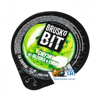 Бестабачная смесь для кальяна Brusko Bit Смузи из Яблока и Киви (Бруско Бит) 20г - фото 1