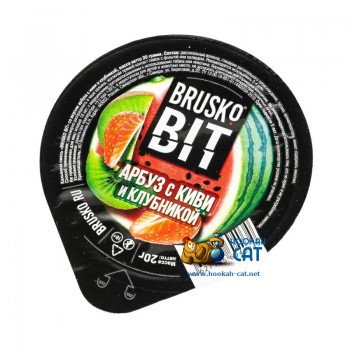 Бестабачная смесь для кальяна Brusko Bit Арбуз с Киви и Клубникой (Бруско Бит) 20г - фото 1 Бестабачная смесь для кальяна Brusko Bit Арбуз с Киви и Клубникой (Бруско Бит) 20г - фото 1