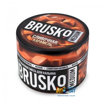 Бестабачная смесь для кальяна Brusko Strong Сливочная Карамель (Бруско Стронг) 50г - фото 1 Бестабачная смесь для кальяна Brusko Strong Сливочная Карамель (Бруско Стронг) 50г - фото 1