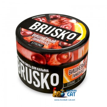 Бестабачная смесь для кальяна Brusko Strong Вишневый Лимонад (Бруско Стронг) 50г - фото 1 Бестабачная смесь для кальяна Brusko Strong Вишневый Лимонад (Бруско Стронг) 50г - фото 1