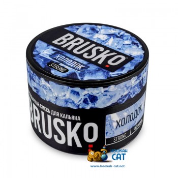 Бестабачная смесь для кальяна Brusko Strong Холодок (Бруско Стронг) 50г - фото 1