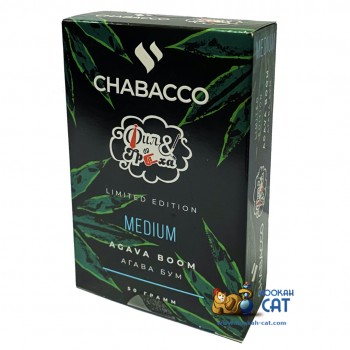Бестабачная смесь для кальяна Chabacco Agava Boom (Чайная смесь Чабако Агава Бум) Medium 50г Limited Edition - фото 1