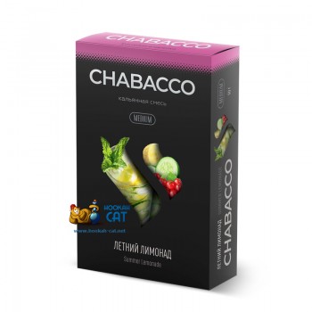 Бестабачная смесь для кальяна Chabacco Summer Lemonade ( Чайная смесь Чабако Летний Лимонад) Medium 50г - фото 1