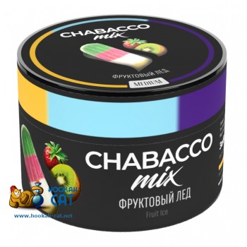 Бестабачная смесь для кальяна Chabacco Mix Fruit Ice (Чайная смесь Чабакко Микс Фруктовый Лед) 50г - фото 1
