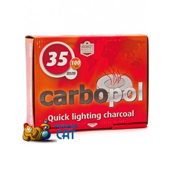 Саморазжигающийся уголь для кальяна Carbopol 10 шт. (35мм) - фото 1