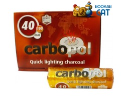 Саморазжигающийся уголь для кальяна Carbopol 10 шт. (40мм) Саморазжигающийся уголь для кальяна Carbopol 10 шт. (40мм)