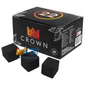 Уголь для кальяна Crown (Краун) 24 шт. (22мм, 250г) Уголь для кальяна Crown (Краун) 24 шт. (22мм, 250г)