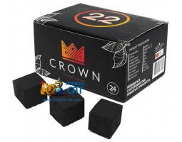 Уголь для кальяна Crown (Краун) 24 шт. (22мм, 250г) Уголь для кальяна Crown (Краун) 24 шт. (22мм, 250г)
