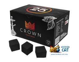 Уголь для кальяна Crown (Краун) 72 шт. (25мм, 1кг) Уголь для кальяна Crown (Краун) 72 шт. (25мм, 1кг)