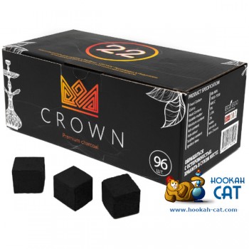 Премиум уголь для кальяна Crown (Краун) 96 шт. (22мм, 1 КГ) - фото 1 Премиум уголь для кальяна Crown (Краун) 96 шт. (22мм, 1 КГ) - фото 1