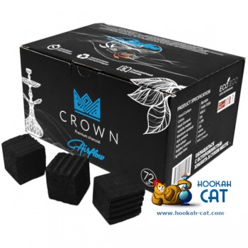 Уголь для кальяна Crown Airflow (Краун Дышащий) 72 шт. (25мм, 1кг) - фото 1 Уголь для кальяна Crown Airflow (Краун Дышащий) 72 шт. (25мм, 1кг) - фото 1