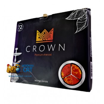 Уголь для кальяна Crown Kaloud Edition (Краун Калауд) 72 шт. (1кг) - фото 1