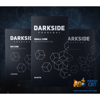 Уголь для кальяна Dark Side (ДаркСайд) 72 шт. (25мм, 1кг) - фото 1
