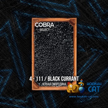Табак для кальяна Cobra Select Black Currant (Кобра Черная Смородина Селект) 40г Акцизный - фото 1 Табак для кальяна Cobra Select Black Currant (Кобра Черная Смородина Селект) 40г Акцизный - фото 1