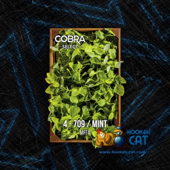 Табак для кальяна Cobra Select Mint (Кобра Мята Селект) 40г Акцизный - фото 1 Табак для кальяна Cobra Select Mint (Кобра Мята Селект) 40г Акцизный - фото 1