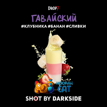 Табак для кальяна Dark Side Shot Гавайский (Дарк Сайд Шот) 30г Акцизный - фото 1