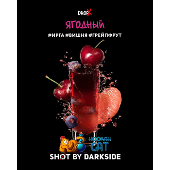 Табак для кальяна Dark Side Shot Ягодный (Дарк Сайд Шот) 120г Акцизный - фото 1