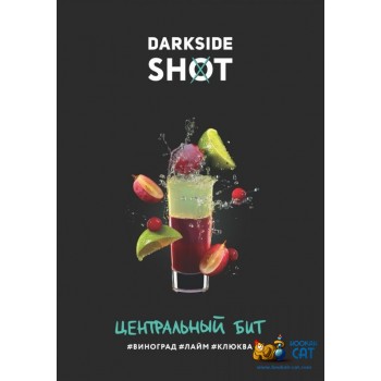 Табак для кальяна Dark Side Shot Центральный Бит (Дарк Сайд Шот) 120г Акцизный - Табак Центральный Бит марки DarkSide Shot 120г - фото 1