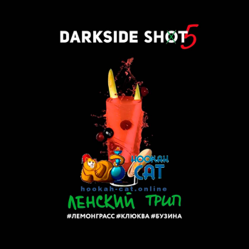 Табак для кальяна Dark Side Shot Ленский Трип (Дарк Сайд Шот) 30г Акцизный - фото 1