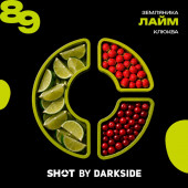 Табак DarkSide Shot 89 Лайм Земляника Клюква (Столичный Бит) 25г