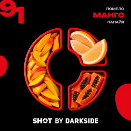 Табак DarkSide Shot 91 Манго Помело Папайя (Тайский) 25г