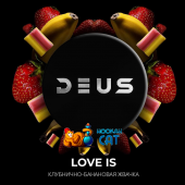 Табак Deus Love Is (Лав Из Клубнично - Банановая Жвачка) 100г