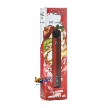 Одноразовая электронная сигарета HQD Super Energy Apple Kiwi (Энергетик Яблоко Киви) 600 затяжек - фото 1 Одноразовая электронная сигарета HQD Super Energy Apple Kiwi (Энергетик Яблоко Киви) 600 затяжек - фото 1
