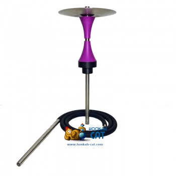 Кальян HookahTree Envy Purple Matte (ХукаТри Энвай Фиолетовый Матовый Шахта, Мундштук) - фото 1