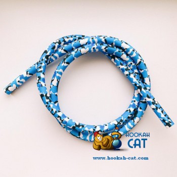 Силиконовый шланг Bazooka Soft Touch с принтом Camo Blue (Синий Камуфляж, софт тач) - фото 1