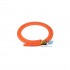 Силиконовый шланг для кальяна Soft Touch Hype Import  Orange (Софт Тач Хайп Оранжевый) фото - 2