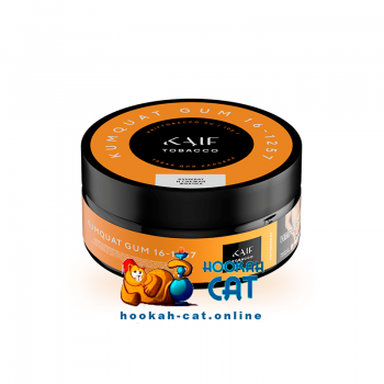 Табак для кальяна Kaif Kumquat Gum (Кайф Кумкват Жвачка) 100г Акцизный - фото 1