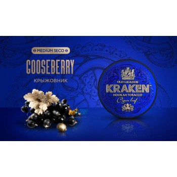 Заказать кальянный табак Kraken Gooseberry S09 Medium Seco (Кракен Крыжовник) 30г онлайн с доставкой всей России - фото 1