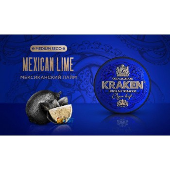 Заказать кальянный табак Kraken Mexican Lime S12 Medium Seco (Кракен Лайм) 30г онлайн с доставкой всей России - фото 1