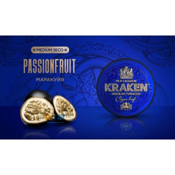 Заказать кальянный табак Kraken Passion Fruit S08 Medium Seco (Кракен Маракуйя) 100г онлайн с доставкой всей России - фото 1