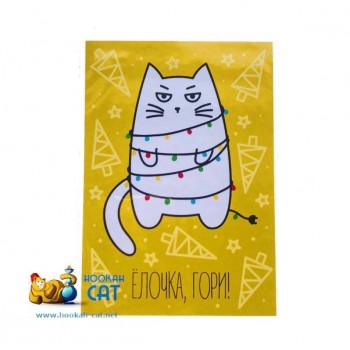 Открытка КОТКА - Елочка Гори- купить в Москве с доставкой по России - фото 1 Открытка КОТКА - Елочка Гори- купить в Москве с доставкой по России - фото 1