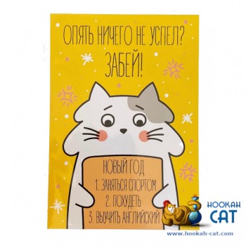 Открытка КОТКА - Опять Ничего Не Успел - купить в Москве с доставкой по России - фото 1