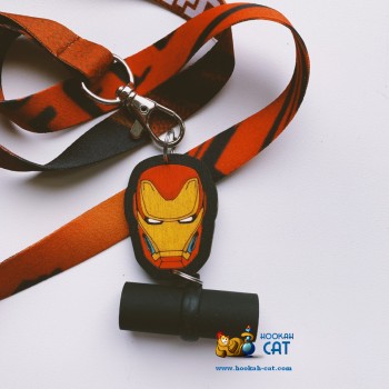 Персональный мундштук для кальяна MoreThanHookah Железный Человек (Iron Man) - фото 1 Персональный мундштук для кальяна MoreThanHookah Железный Человек (Iron Man) - фото 1