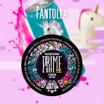 Табак для кальяна Prime Basic Fantolla Bubble Gum (Прайи Бэйсик Бабл Гам) 100г Акцизный - фото 1