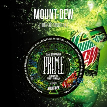 Табак для кальяна Prime Basic Mount-Dew (Прайм Бэйсик Маунтин Дью) 100г Акцизный - фото 1