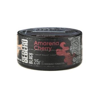 Табак для кальяна Sebero Black Amarena Cherry (Себеро Блэк с ароматом Вишня) 25г - фото 1
