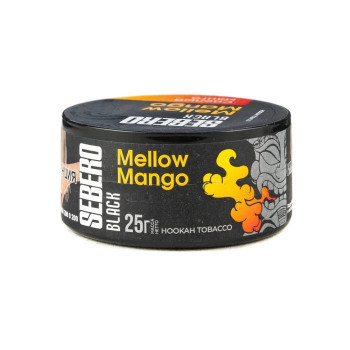 Табак для кальяна Sebero Black Mellow Mango (Себеро Блэк с ароматом Спелый Манго) 25г - фото 1