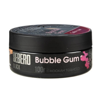 Табак для кальяна Sebero Black Bubble Gum (Себеро Блэк с ароматом БаблГам) 100г - фото 1