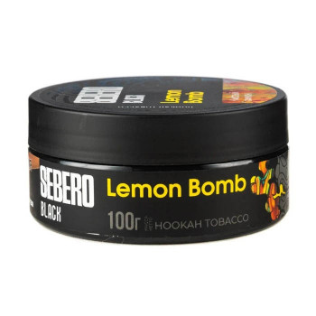 Табак для кальяна Sebero Black Lemon Bomb (Себеро Блэк с ароматом Кислый Лимон) 100г - фото 1