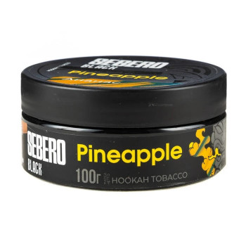 Табак для кальяна Sebero Black Pineapple (Себеро Блэк с ароматом Ананас) 100г - фото 1 Табак для кальяна Sebero Black Pineapple (Себеро Блэк с ароматом Ананас) 100г - фото 1