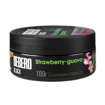 Табак для кальяна Sebero Black Strawberry Guava (Себеро Блэк с ароматом Клубника Гуава) 100г - фото 1 Табак для кальяна Sebero Black Strawberry Guava (Себеро Блэк с ароматом Клубника Гуава) 100г - фото 1