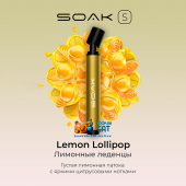 Одноразовая электронная сигарета Soak S Lemon Lollipops (Лимонные Леденцы) Одноразовая электронная сигарета Soak S Lemon Lollipops (Лимонные Леденцы)